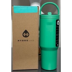 HydroJug 32oz Sport Water Bottle, CLOVER GREEN